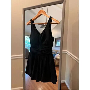 D&C Beach‎ One Piece Swimsuit Size Small Black